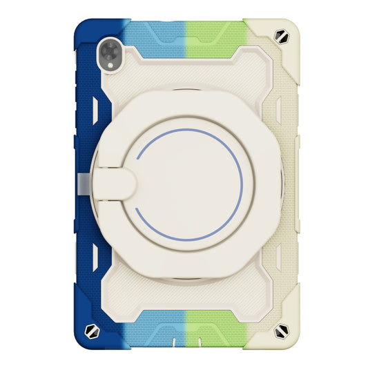 For Lenovo Tab K10 / M10 Plus Armor Contrast Color Silicone + PC Tablet Case(Colorful Blue) - Lenovo by buy2fix | Online Shopping UK | buy2fix