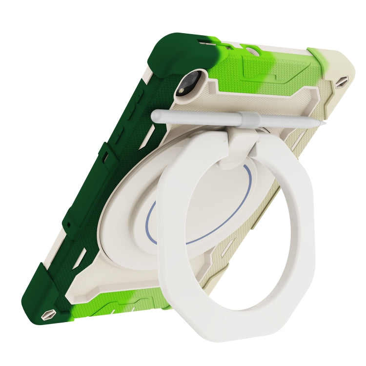 For Lenovo Tab K10 / M10 Plus Armor Contrast Color Silicone + PC Tablet Case(Colorful Green) - Lenovo by buy2fix | Online Shopping UK | buy2fix