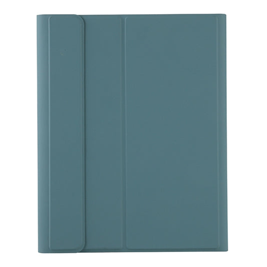 T098B Candy Color Skin Feel Texture Bluetooth Keyboard Leather Case with Pen Holder For iPad Air 11 2024 / 2025 / Air 4 10.9 2020 / Air 5 10.9 2022 (Dark Green) by buy2fix