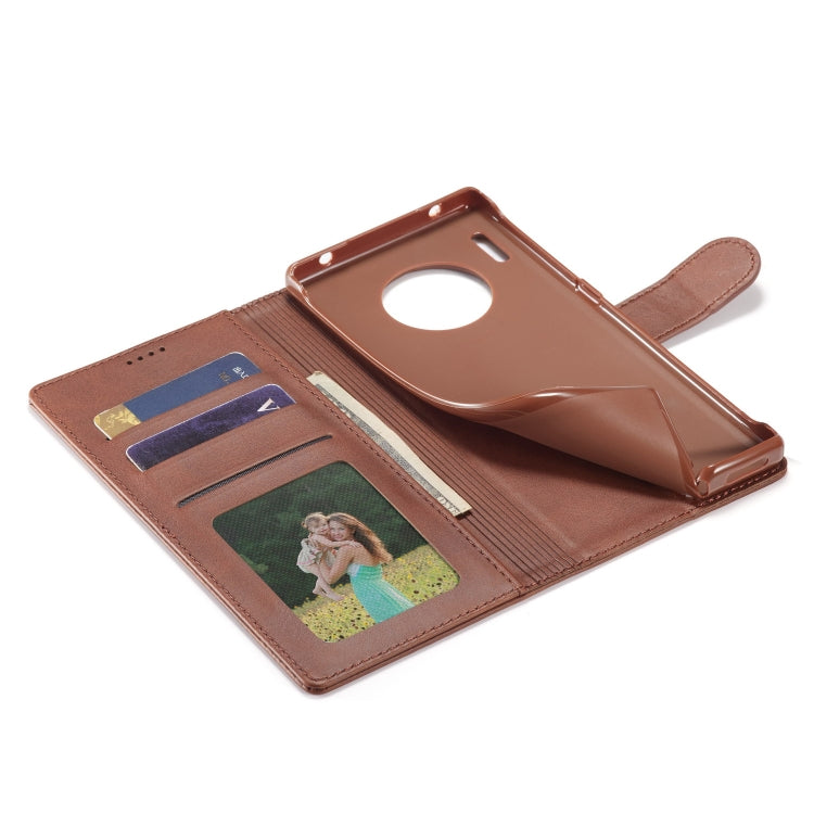 For Honor 50 Lite LC.IMEEKE Calf Texture Flip Leather Phone Case(Red) by LC.IMEEKE