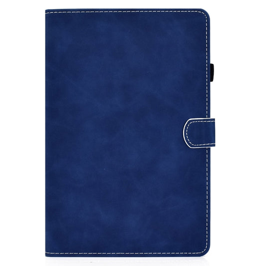 For Samsung Galaxy Tab S8 / S7 Cowhide Texture Smart Leather Tablet Case(Blue) by buy2fix