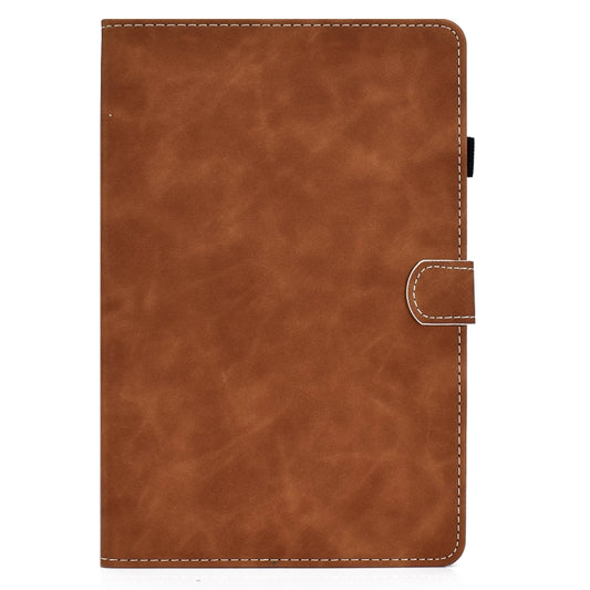 For Samsung Galaxy Tab S8 / S7 Cowhide Texture Smart Leather Tablet Case(Brown) by buy2fix