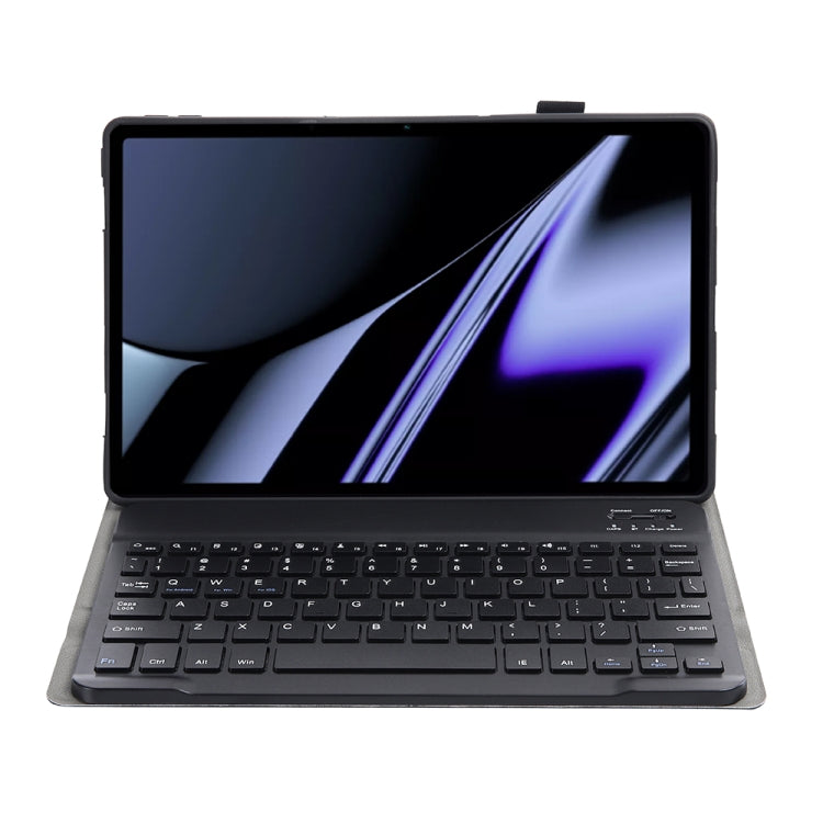 OP11 Lambskin Texture Ultra-thin Bluetooth Keyboard Leather Case For OPPO Pad 11 inch(Black) - OPPO Keyboard by buy2fix | Online Shopping UK | buy2fix