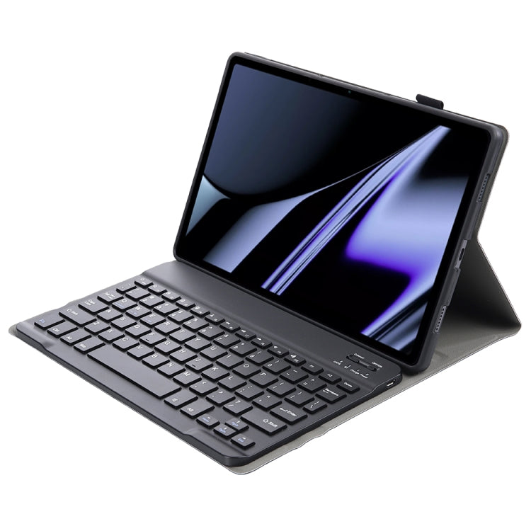 OP11 Lambskin Texture Ultra-thin Bluetooth Keyboard Leather Case For OPPO Pad 11 inch(Black) - OPPO Keyboard by buy2fix | Online Shopping UK | buy2fix