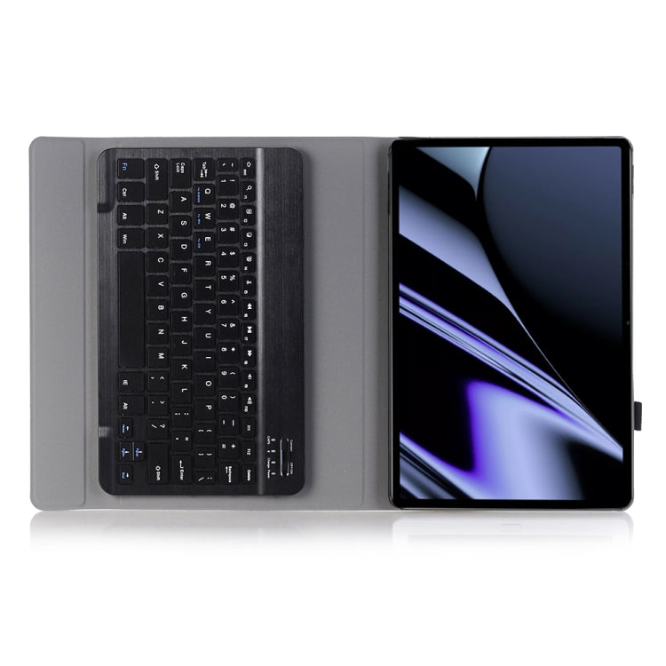 OP11 Lambskin Texture Ultra-thin Bluetooth Keyboard Leather Case For OPPO Pad 11 inch(Black) - OPPO Keyboard by buy2fix | Online Shopping UK | buy2fix