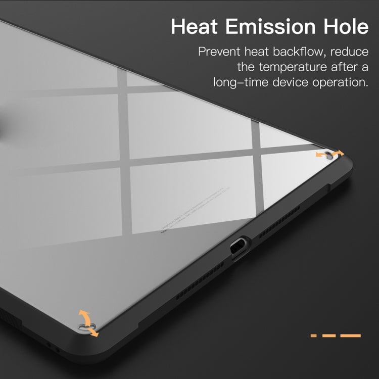 PC+TPU Transparent Shockproof Tablet Case For iPad Pro 11 inch 2018(Black) - iPad Pro 11 (2018) Cases by buy2fix | Online Shopping UK | buy2fix