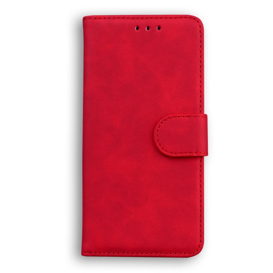 For Blackview A80 Pro Skin Feel Pure Color Flip Leather Phone Case(Red) by buy2fix