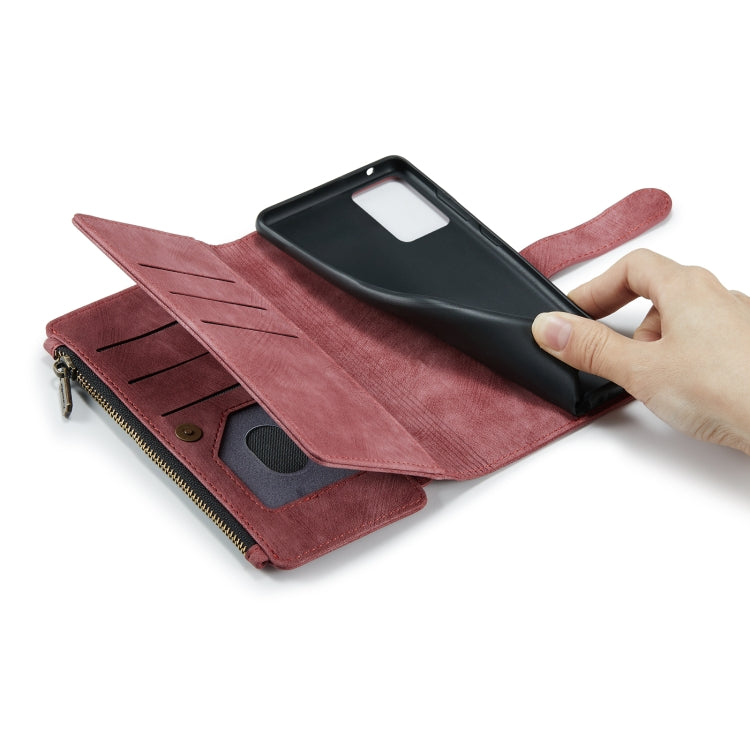 For Samsung Galaxy A53 5G CaseMe C30 Multifunctional Phone Leather Case with Holder & Card Slot & Wallet(Red) - Galaxy Phone Cases by CaseMe | Online Shopping UK | buy2fix