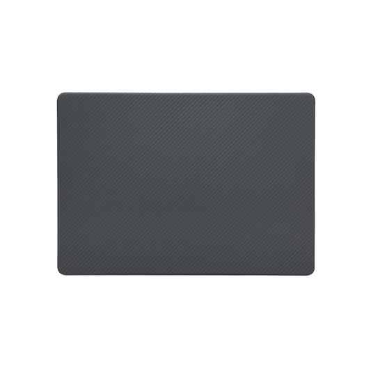 Carbon Fiber Textured Plastic Laptop Protective Case For MacBook Pro 14.2 inch A2442 2021(Black) by buy2fix