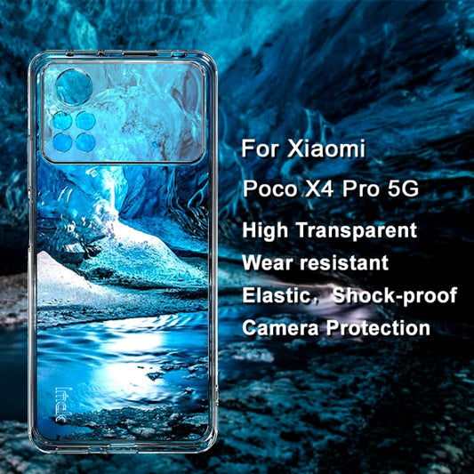 For Xiaomi Poco X4 Pro 5G Global IMAK UX-5 Series Transparent TPU Phone Case by imak