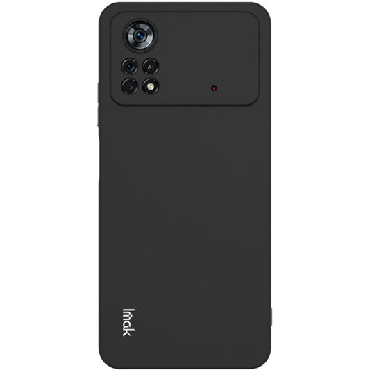 For Xiaomi Poco X4 Pro 5G Global IMAK UC-3 Series Shockproof Frosted TPU Phone Case(Black) by imak