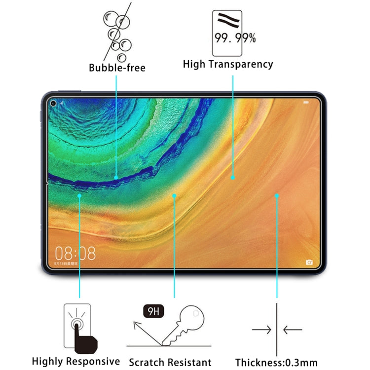 25 PCS 9H 2.5D Explosion-proof Tempered Glass Film for Huawei MatePad Pro 10.8 / Matepad Pro 10.8 2021 - For Huawei MediaPad by buy2fix | Online Shopping UK | buy2fix