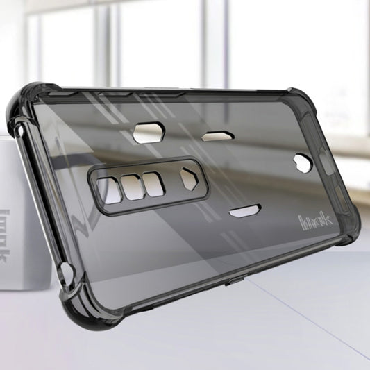 For ZTE nubia Red Magic 7 imak TPU Phone Case with Screen Protector(Transparent Black) by imak