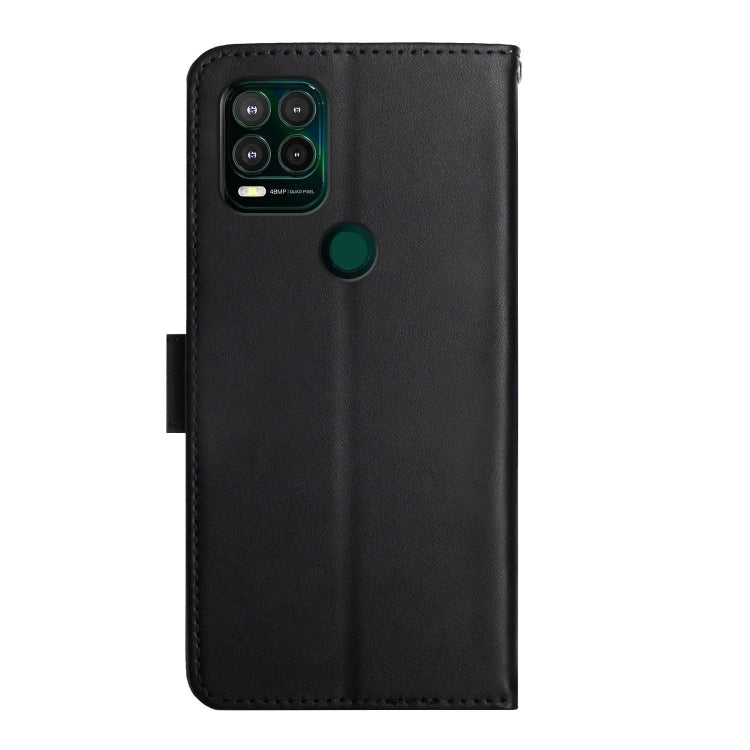 For Motorola Moto G Stylus 5G Genuine Leather Fingerprint-proof Horizontal Flip Phone Case(Black) - Motorola Cases by buy2fix | Online Shopping UK | buy2fix