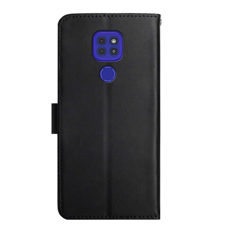 For Motorola Moto G9 Genuine Leather Fingerprint-proof Horizontal Flip Phone Case(Black) - Motorola Cases by buy2fix | Online Shopping UK | buy2fix