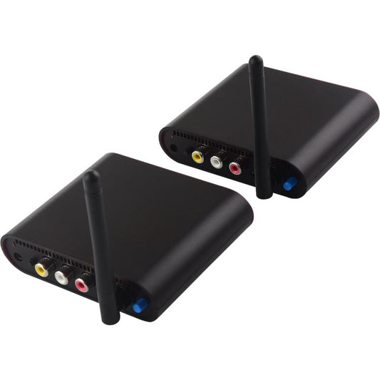 Measy AV530-2 5.8GHz Wireless Audio / Video Transmitter + 2 Receiver, Transmission Distance: 300m, UK Plug (Black) - Set Top Box & Accessories by Measy | Online Shopping UK | buy2fix