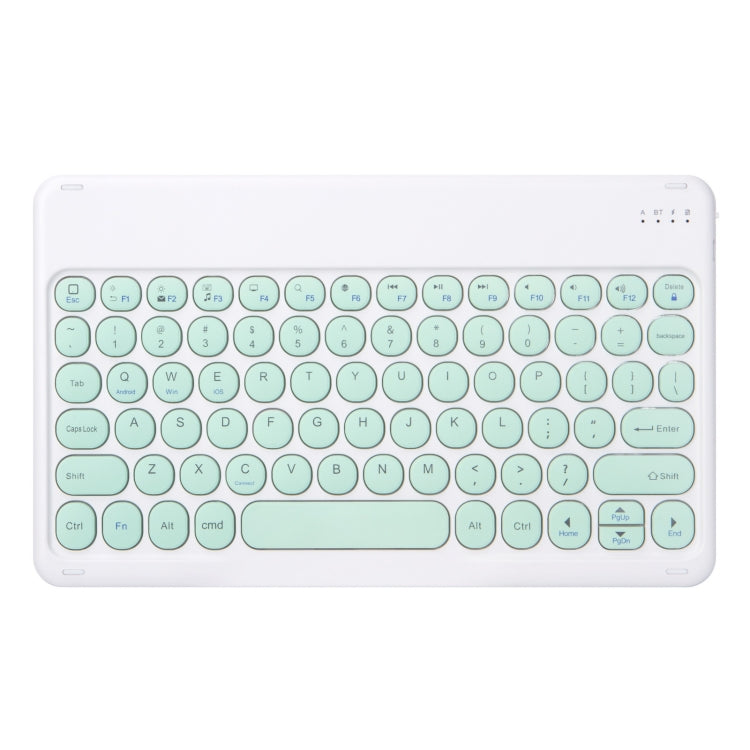 For Xiaomi Pad 6S Pro 12.4 2024 +X3 Candy Color Round Keys Bluetooth Keyboard Leather Case(Fresh Green) - Xiaomi Keyboard by buy2fix | Online Shopping UK | buy2fix