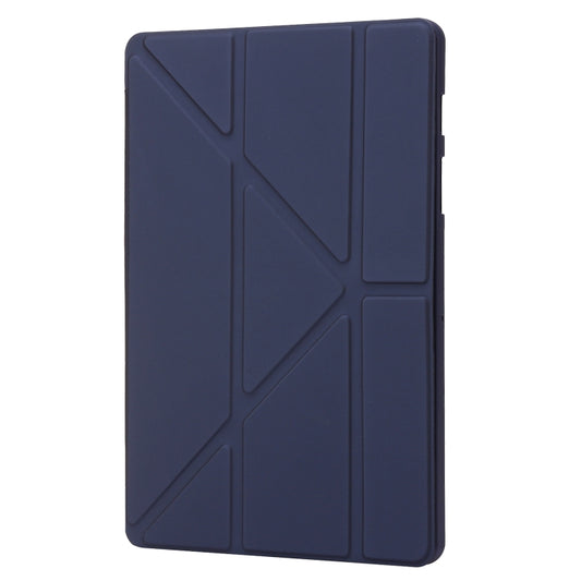 For Samsung Galaxy Tab S8+ / S7+ Deformation Silicone Leather Tablet Case(Dark Blue) by buy2fix