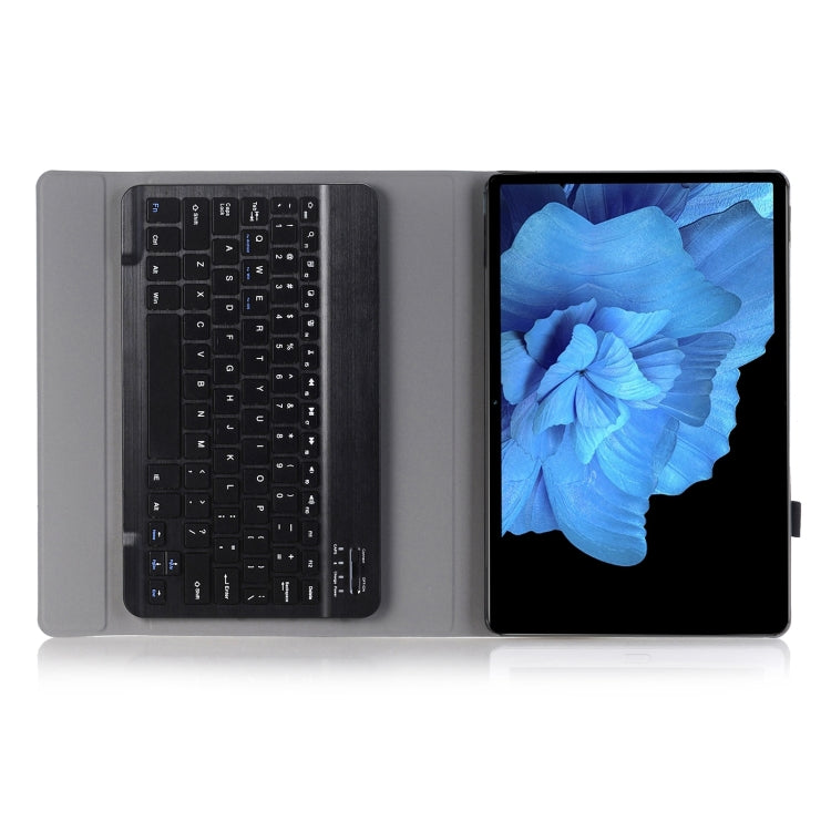 AV11 Lambskin Texture Ultra-thin Bluetooth Keyboard Leather Case For vivo Pad 11 inch(Black) by buy2fix