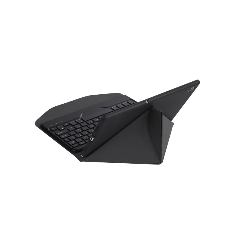 B0N5 Diamond Texture Bluetooth Keyboard Leather Case with Triangle Back Support For Xiaomi Pad 5 / 5 Pro(Black + Black) - Xiaomi Keyboard by buy2fix | Online Shopping UK | buy2fix