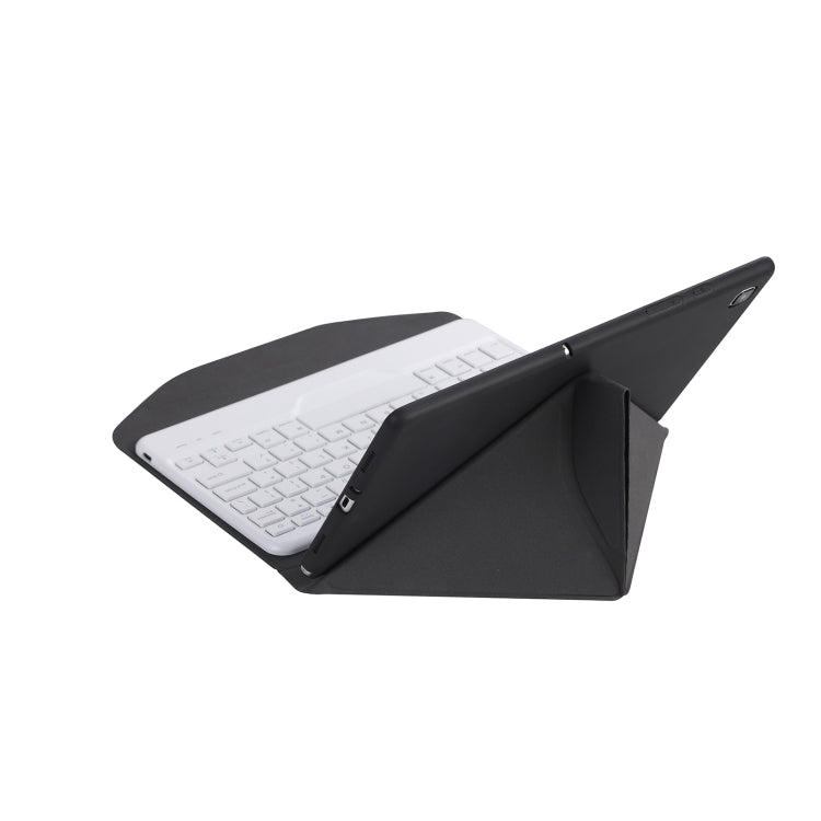 B0N5 Diamond Texture Bluetooth Keyboard Leather Case with Triangle Back Support For Xiaomi Pad 5 / 5 Pro(Black + White) - Xiaomi Keyboard by buy2fix | Online Shopping UK | buy2fix