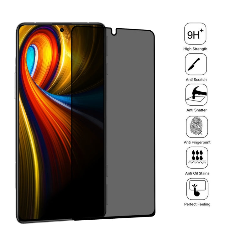 Full Cover Anti-peeping Tempered Glass Film For Xiaomi Poco F3 GT - by buy2fix | Online Shopping UK | buy2fix