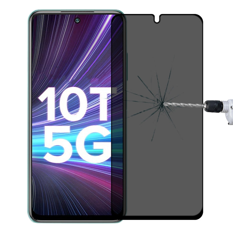 Full Cover Anti-peeping Tempered Glass Film For Xiaomi Redmi Note 10T 5G - by buy2fix | Online Shopping UK | buy2fix