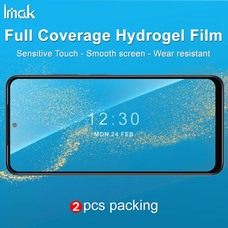 For Xiaomi Redmi Note 11 4G 2 PCS IMAK Curved Full Screen Hydrogel Film Front Protector - by imak | Online Shopping UK | buy2fix