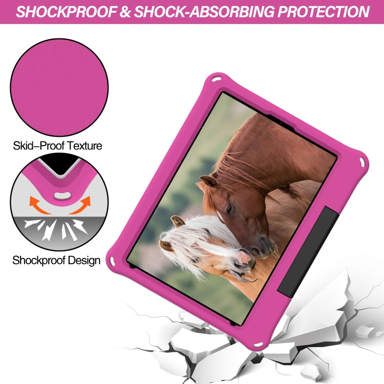 EVA Handle Holder Tablet Case For iPad Air 2019 / Pro 10.5 2017(Rose Red) - iPad Air (2019) Cases by buy2fix | Online Shopping UK | buy2fix