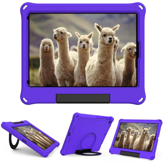 For iPad 10.2 2021 / 2020 / 2019 EVA Handle Holder Tablet Case(Purple) - iPad 10.2 Cases by buy2fix | Online Shopping UK | buy2fix
