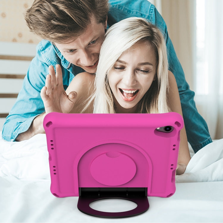 For iPad mini 2024 /mini 6 EVA Handle Holder Tablet Case(Rose Red) - iPad mini 6 Cases by buy2fix | Online Shopping UK | buy2fix
