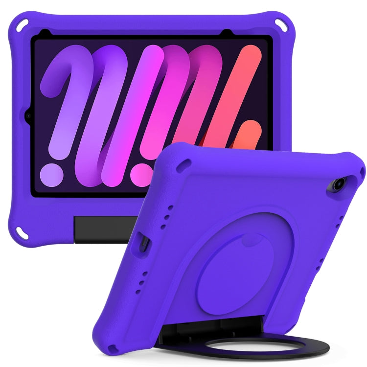 For iPad mini 2024 /mini 6 EVA Handle Holder Tablet Case(Purple) - iPad mini 6 Cases by buy2fix | Online Shopping UK | buy2fix