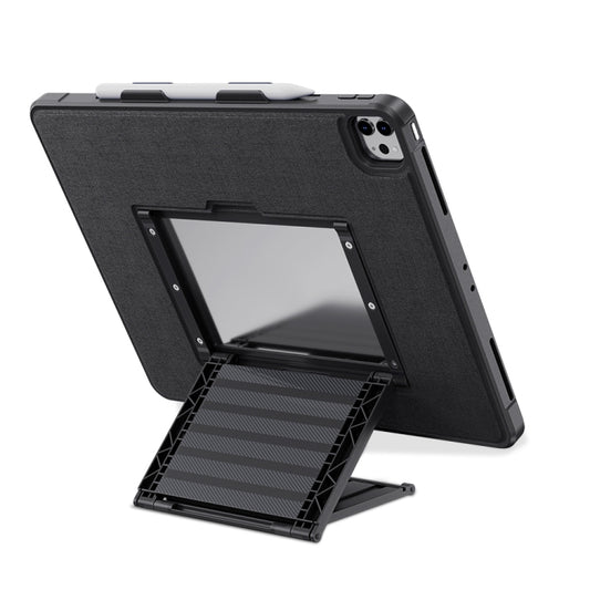 For iPad 10.2 2021 / 2019 Suspension Stand Tablet Case(Black) - iPad 10.2 Cases by buy2fix | Online Shopping UK | buy2fix