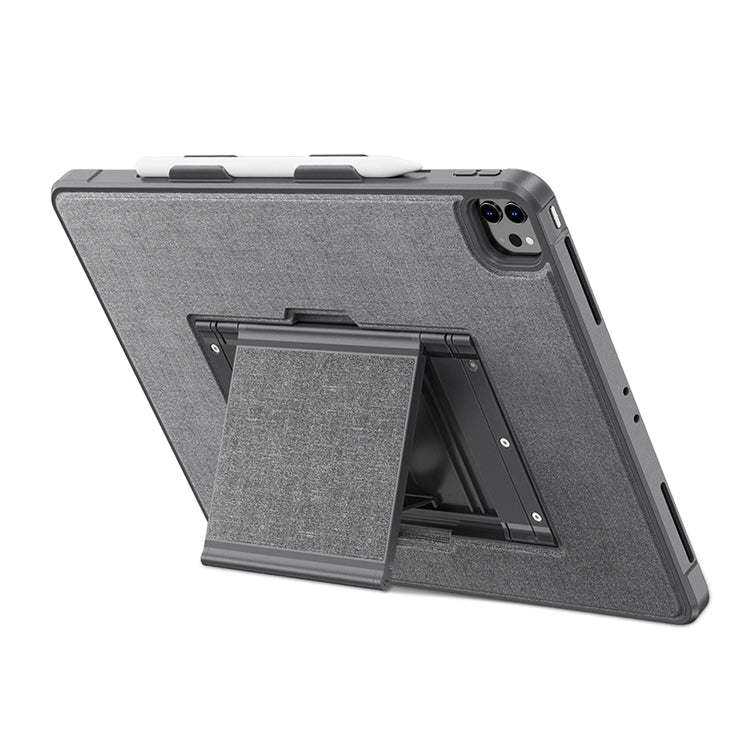 Suspension Stand Magnetic Flip Cover Tablet Case For iPad Air 2022 / 2020 10.9(Black) - iPad Air (2022) / (2020) 10.9 Cases by buy2fix | Online Shopping UK | buy2fix