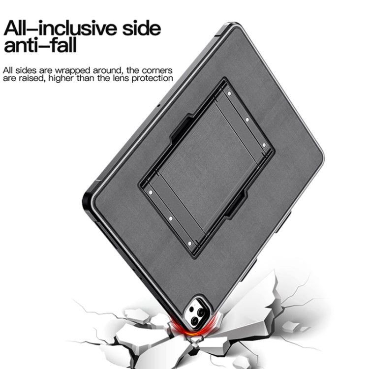 Suspension Stand Magnetic Flip Cover Tablet Case For iPad Air 2022 / 2020 10.9(Black) - iPad Air (2022) / (2020) 10.9 Cases by buy2fix | Online Shopping UK | buy2fix