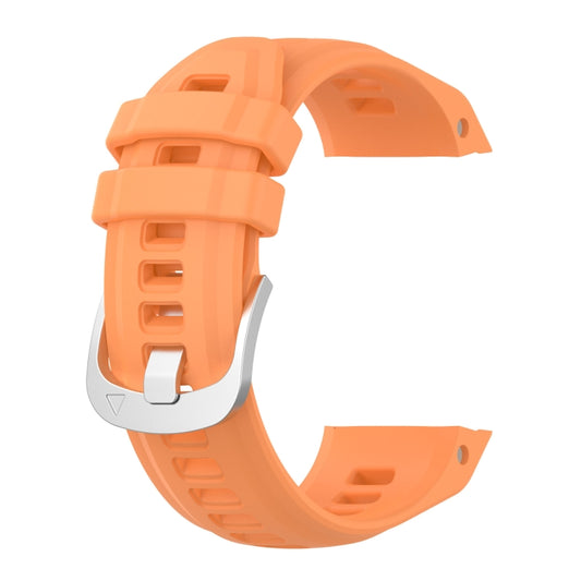 For Garmin Instinct 2S Silicone Watch Band(Vitality Orange) by buy2fix
