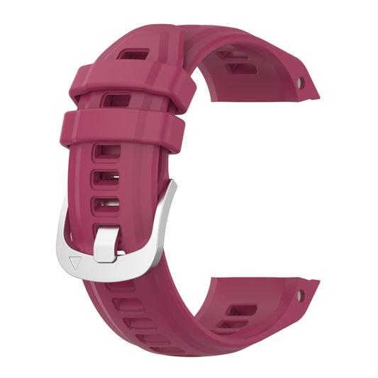 For Garmin Instinct 2S Silicone Watch Band(Wine Red) by buy2fix