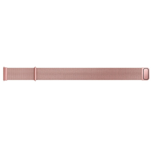 For Galaxy Watch Active Milanese Watch Band(Rose Pink) by buy2fix