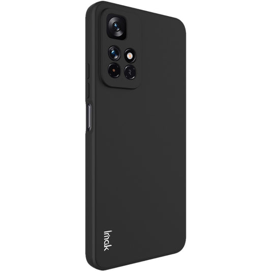 For Xiaomi Redmi Note 11 5G / Note 11T 5G IMAK UC-4 Series Straight Edge TPU Phone Case(Black) by imak