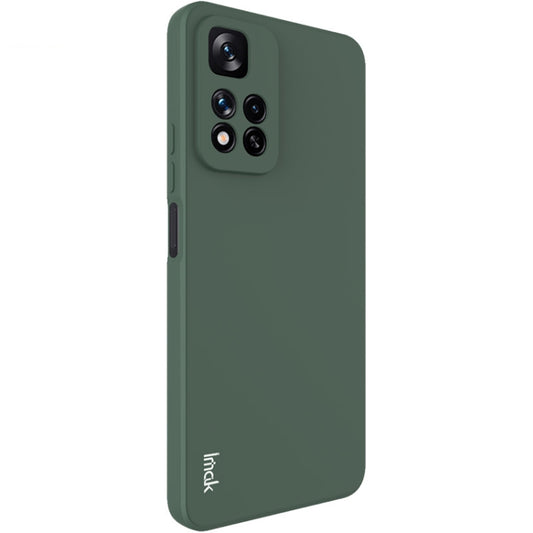 For Xiaomi Redmi Note 11 Pro China / Note 11 Pro+ 5G IMAK UC-4 Series Straight Edge TPU Phone Case(Dark Green) by imak