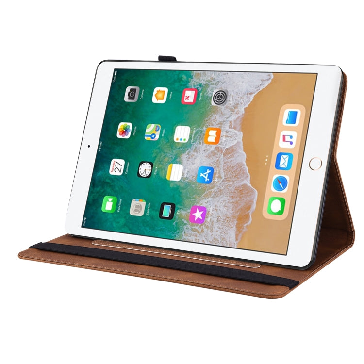 Butterfly Flower Embossed Leather Tablet Case For iPad 9.7 inch 2017 / 2018(Brown) - iPad 9.7 (2018) & (2017) Cases by buy2fix | Online Shopping UK | buy2fix