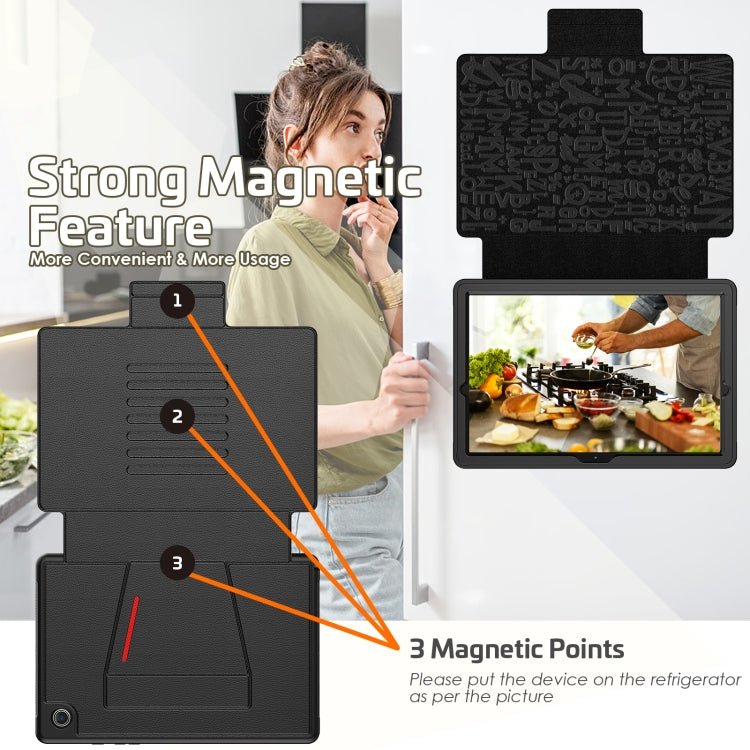 For Samsung Galaxy Tab A8 10.5 2021 Smart B Magnetic Leather Tablet Case(Black) - Other Galaxy Tab PC by buy2fix | Online Shopping UK | buy2fix