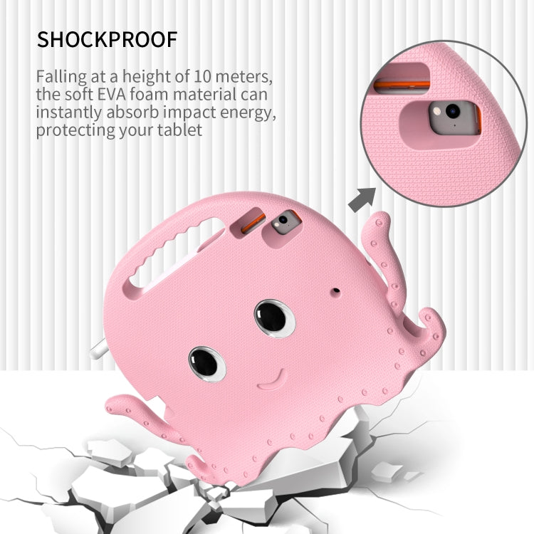 Octopus EVA Shockproof Tablet Case with Screen Film For iPad 9.7 2018 / 2017 / Air 2 / Air / Pro 9.7(Pink) - iPad 9.7 (2018) & (2017) Cases by buy2fix | Online Shopping UK | buy2fix
