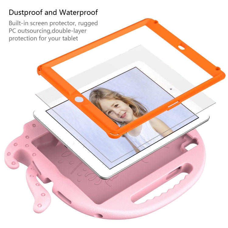 Octopus EVA Shockproof Tablet Case with Screen Film For iPad 9.7 2018 / 2017 / Air 2 / Air / Pro 9.7(Pink) - iPad 9.7 (2018) & (2017) Cases by buy2fix | Online Shopping UK | buy2fix