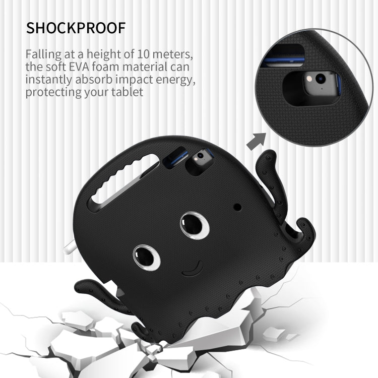 Octopus EVA Shockproof Tablet Case with Screen Film For iPad 9.7 2018 / 2017 / Air 2 / Air / Pro 9.7(Black) - iPad 9.7 (2018) & (2017) Cases by buy2fix | Online Shopping UK | buy2fix