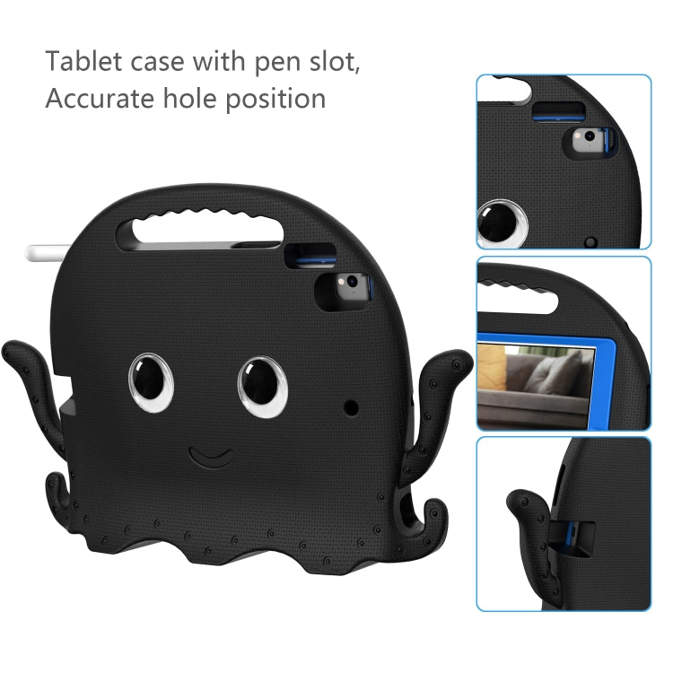 Octopus EVA Shockproof Tablet Case with Screen Film For iPad 9.7 2018 / 2017 / Air 2 / Air / Pro 9.7(Black) - iPad 9.7 (2018) & (2017) Cases by buy2fix | Online Shopping UK | buy2fix