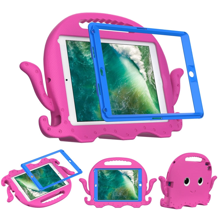 Octopus EVA Shockproof Tablet Case with Screen Film For iPad 9.7 2018 / 2017 / Air 2 / Air / Pro 9.7(Rose Red) - iPad 9.7 (2018) & (2017) Cases by buy2fix | Online Shopping UK | buy2fix