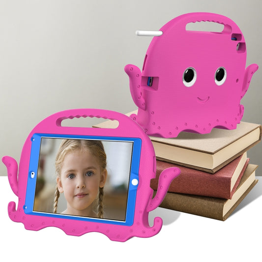 Octopus EVA Shockproof Tablet Case with Screen Film For iPad 9.7 2018 / 2017 / Air 2 / Air / Pro 9.7(Rose Red) - iPad 9.7 (2018) & (2017) Cases by buy2fix | Online Shopping UK | buy2fix