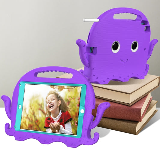 Octopus EVA Shockproof Tablet Case with Screen Film For iPad 9.7 2018 / 2017 / Air 2 / Air / Pro 9.7(Purple) - iPad 9.7 (2018) & (2017) Cases by buy2fix | Online Shopping UK | buy2fix