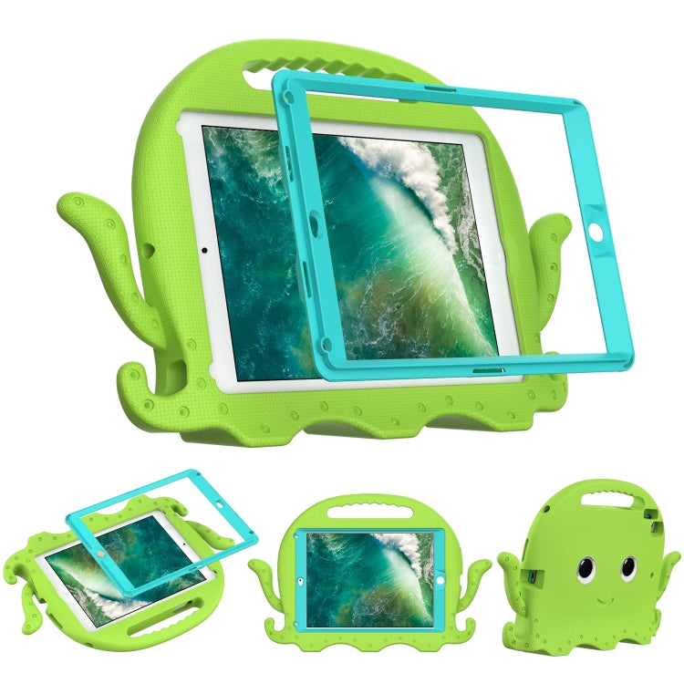 Octopus EVA Shockproof Tablet Case with Screen Film & Shoulder Strap For iPad 9.7 2018 / 2017 / Air 2 / Air / Pro 9.7(Grass Green) - iPad 9.7 (2018) & (2017) Cases by buy2fix | Online Shopping UK | buy2fix